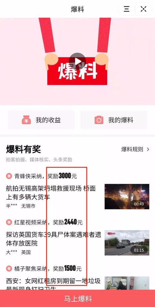 哪些视频可以在头条爆料,热门视频背后的故事