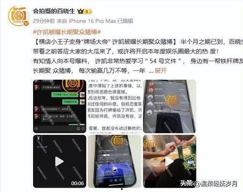 圈内爆料许凯完整版,圈内真相大揭秘